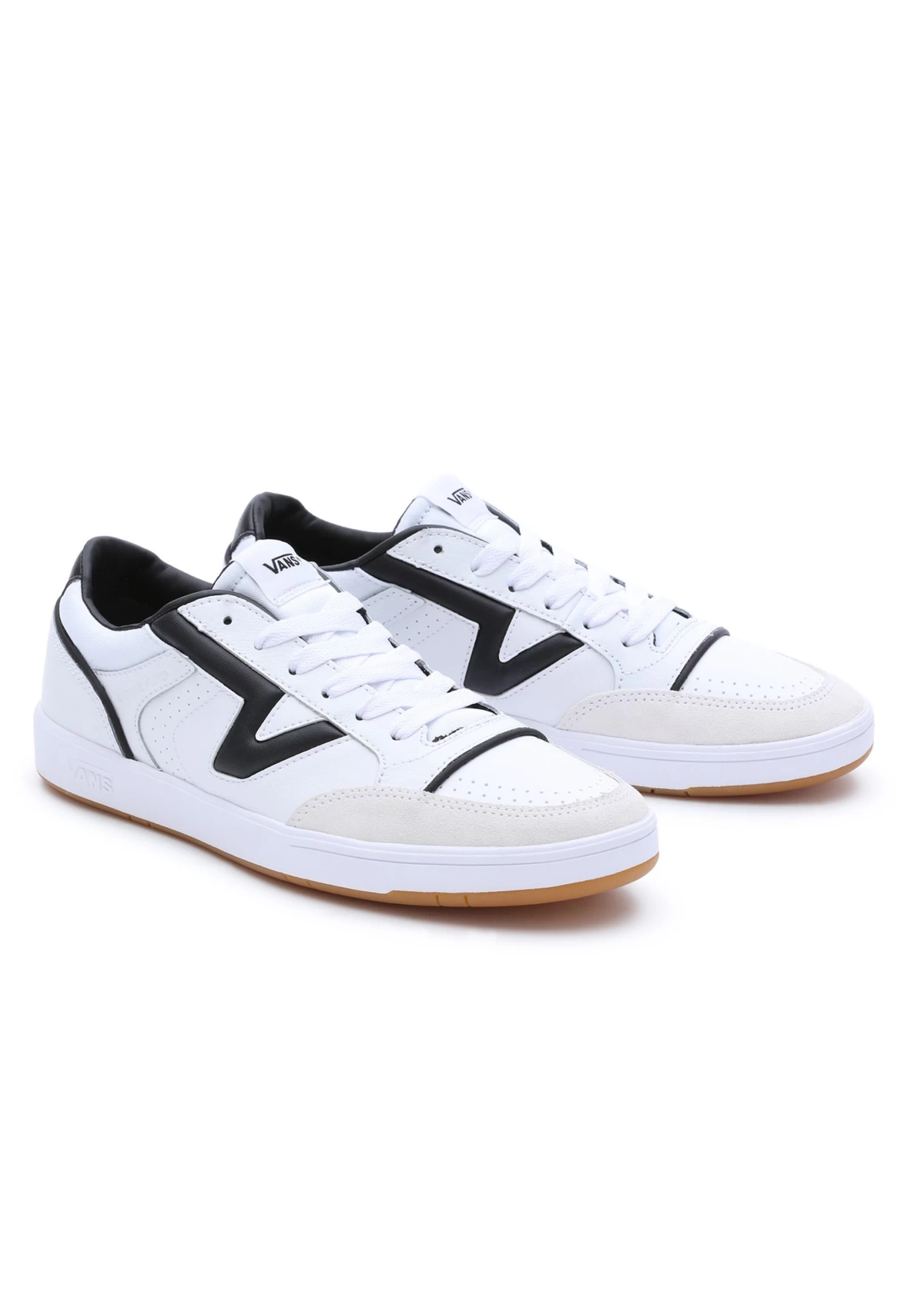 Vans Lowland Unisex - Sneakers Laag - Court True White/Black 7 Vans Lowland Unisex - Sneakers Laag - Court True White/Black - Afbeelding 7