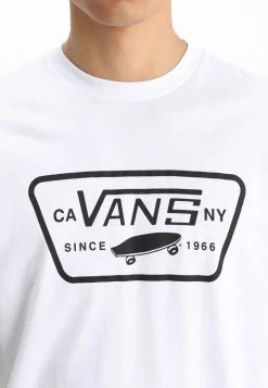 Vans Mn Full Patch - T-Shirt Print - White/Black -Mode Verkoop 931967fed5fe49099c0411fac3ddc136