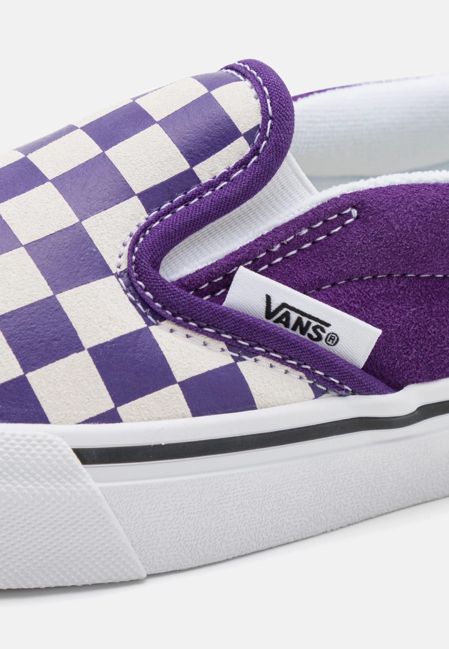 Vans Knu Slip Unisex - Instappers - Checkerboard Purple/White 6 Vans Knu Slip Unisex - Instappers - Checkerboard Purple/White - Afbeelding 6