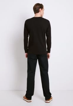 Vans Classic Ls - Longsleeve - Black/White -Mode Verkoop 9754b0b184004d1aacc76ea0592d585e