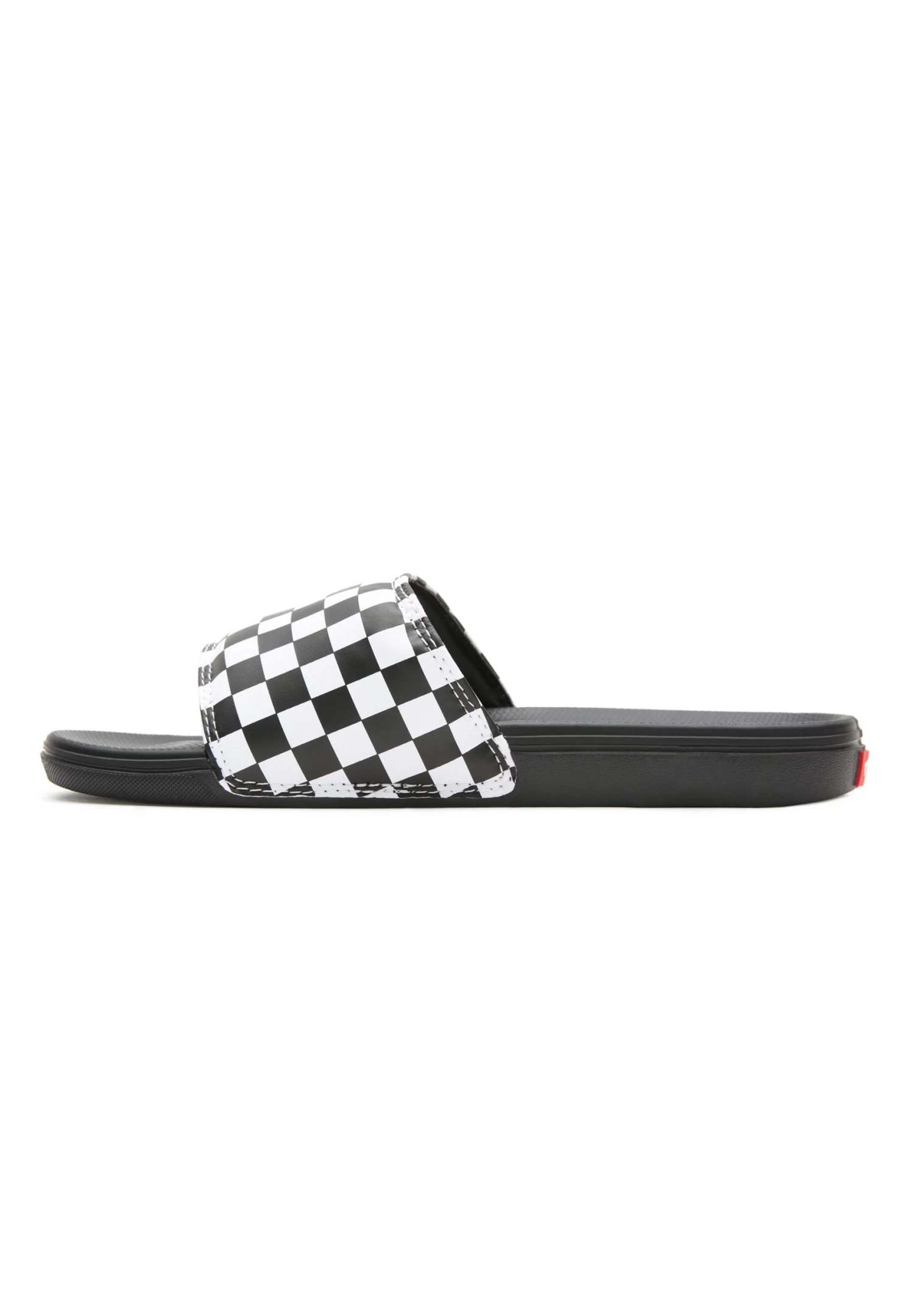 Vans La Costa Slide-On Unisex - Badslippers - (Checkerboard) True White/Black 2 Vans La Costa Slide-On Unisex - Badslippers - (Checkerboard) True White/Black - Afbeelding 2
