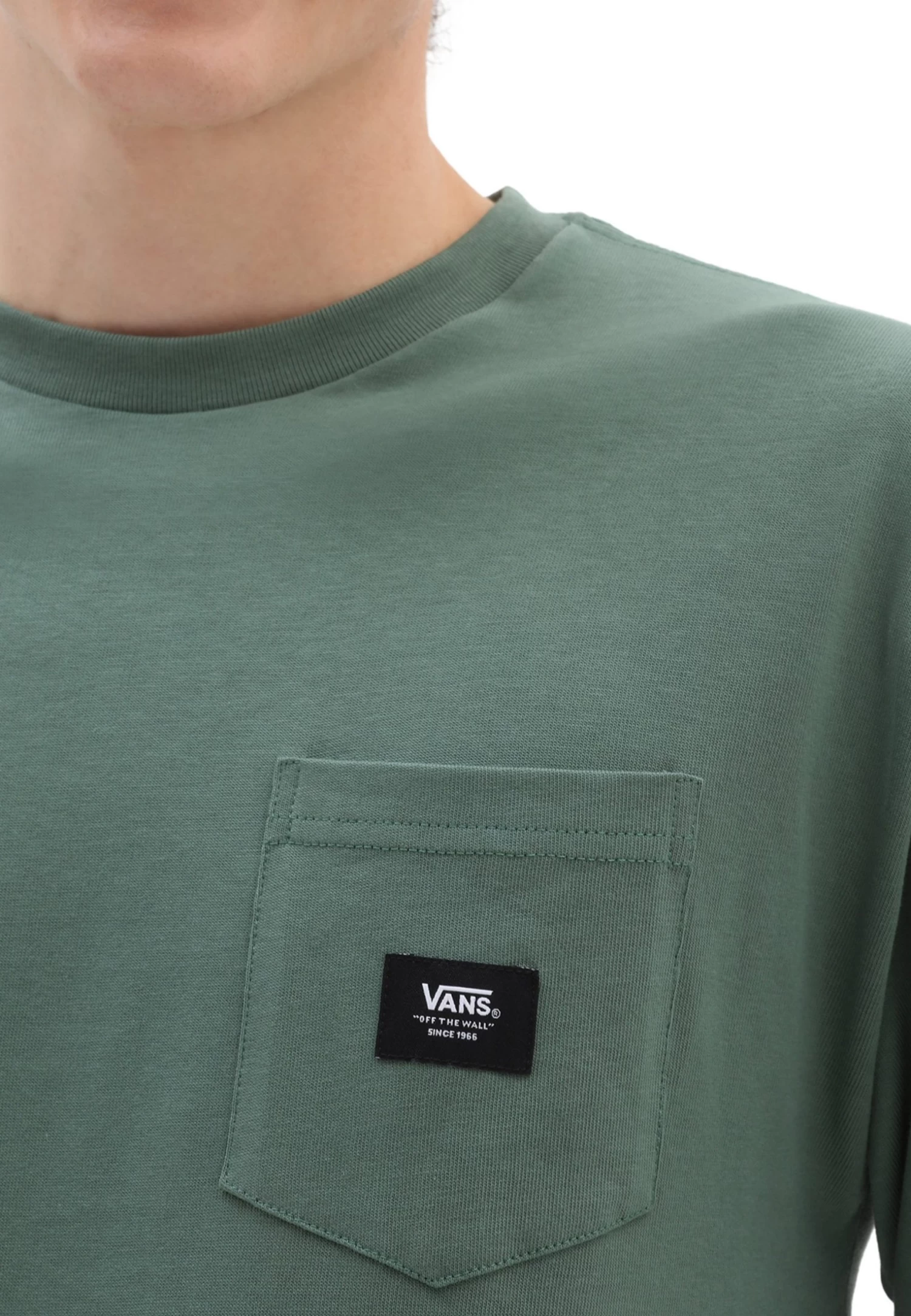 Vans Patch Pocket - Longsleeve - Medium Green 2 Vans Patch Pocket - Longsleeve - Medium Green - Afbeelding 2