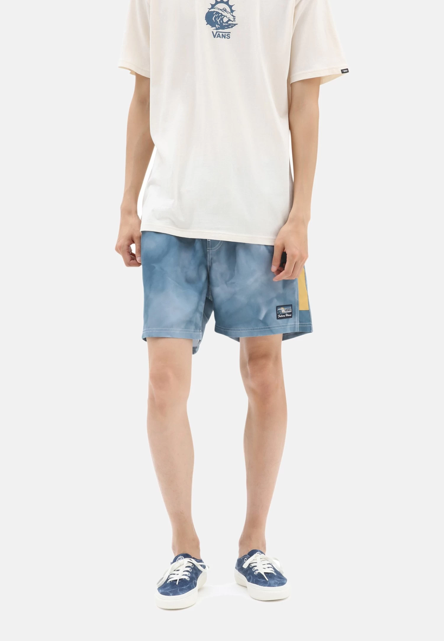 Vans Primary Wave - Zwemshorts - Medium Blue 1 Vans Primary Wave - Zwemshorts - Medium Blue