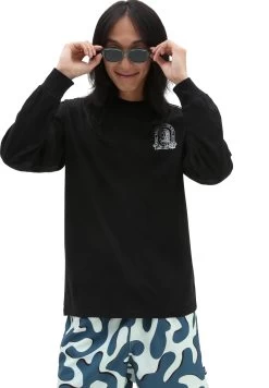 Vans Trippy Skull Ls - Longsleeve - Black