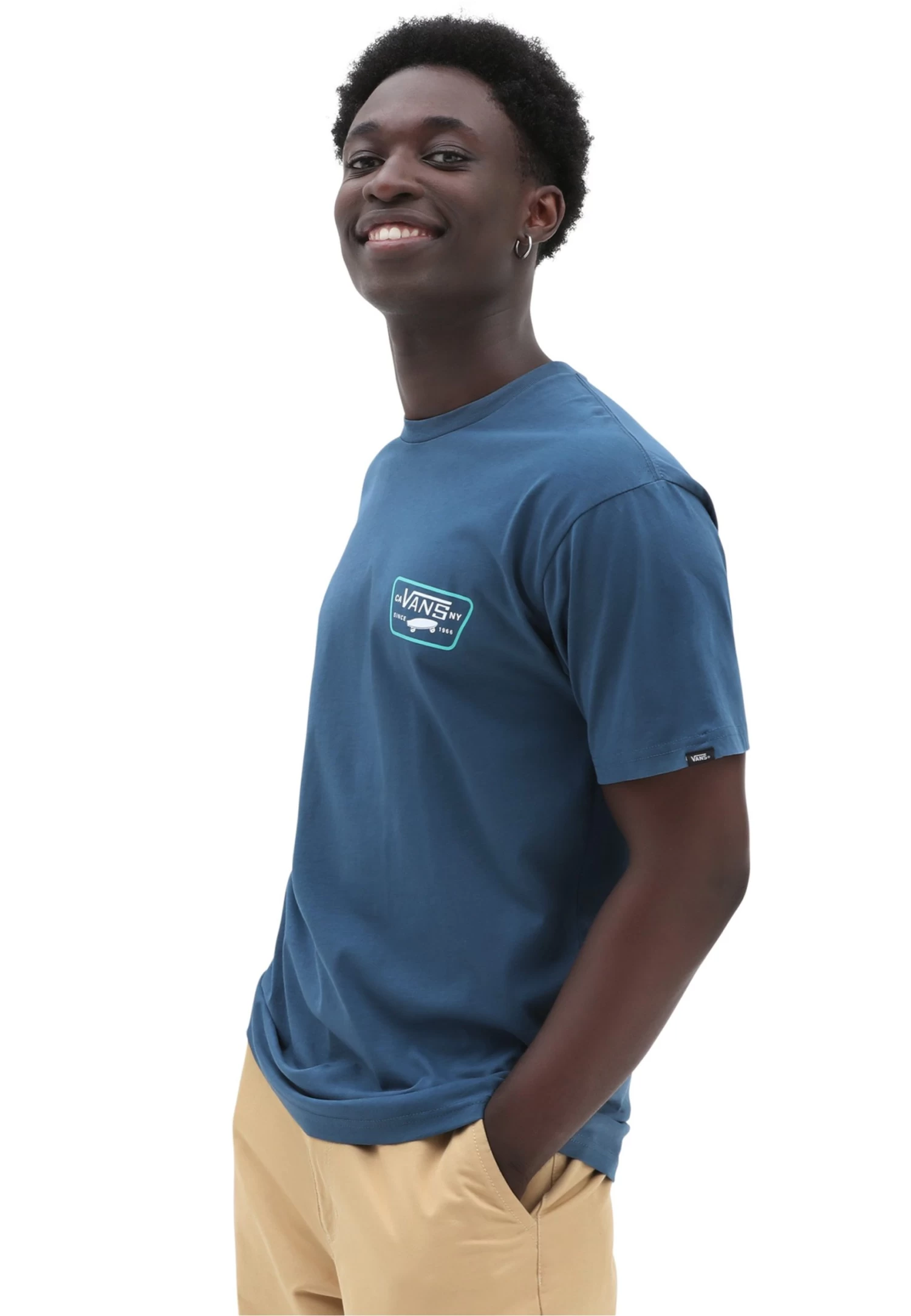 Vans Full Patch Back Ss - T-Shirt Print - Medium Blue 2 Vans Full Patch Back Ss - T-Shirt Print - Medium Blue - Afbeelding 2