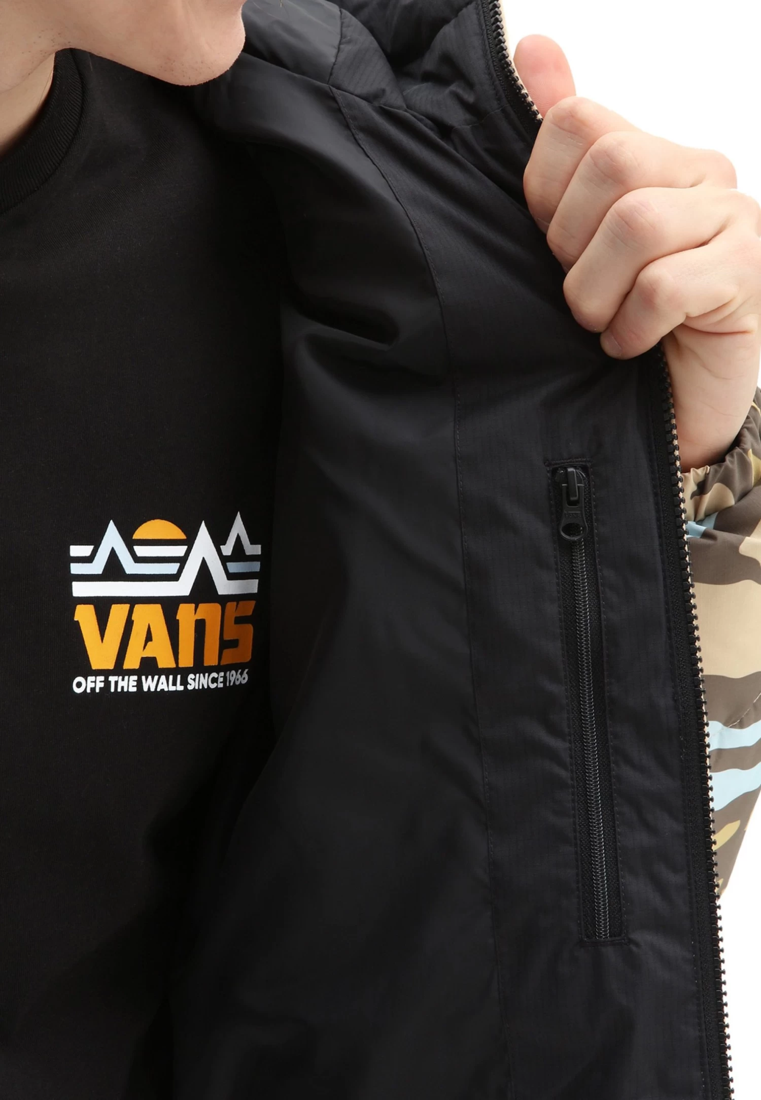 Vans Mt Mte Puffer- Winterjas - Medium Brown 5 Vans Mt Mte Puffer- Winterjas - Medium Brown - Afbeelding 5