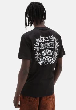 Vans Academy Crest Ss - T-Shirt Print - Black