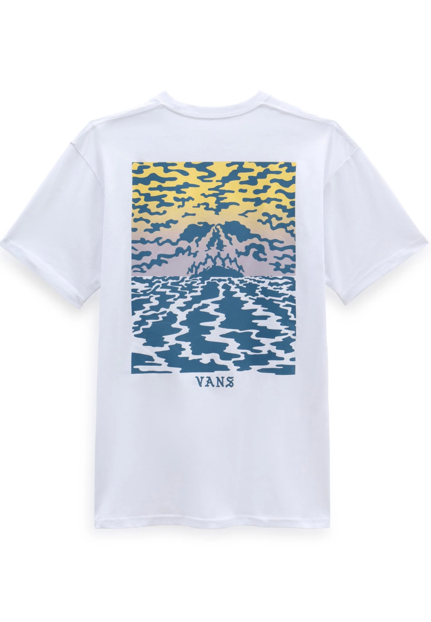 Vans Doom Volcano Ss - T-Shirt Print - White 1 Vans Doom Volcano Ss - T-Shirt Print - White