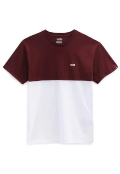 Vans Colorblock Tee - T-Shirt Print - White/Port Royale -Mode Verkoop b22231c6e10946d0b49c733788de1203