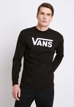 Vans Classic Ls - Longsleeve - Black/White