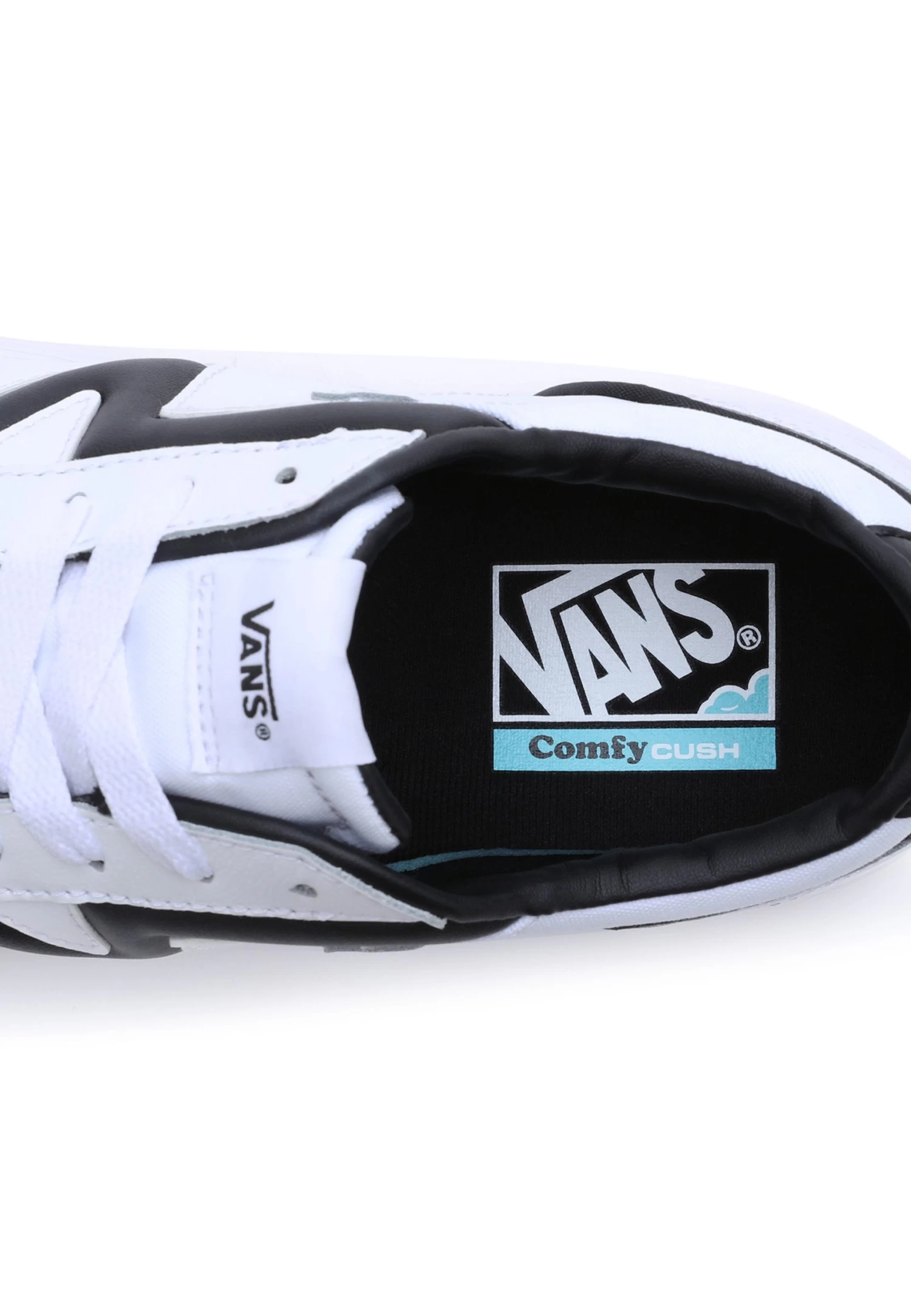 Vans Lowland Unisex - Sneakers Laag - Court True White/Black 4 Vans Lowland Unisex - Sneakers Laag - Court True White/Black - Afbeelding 4