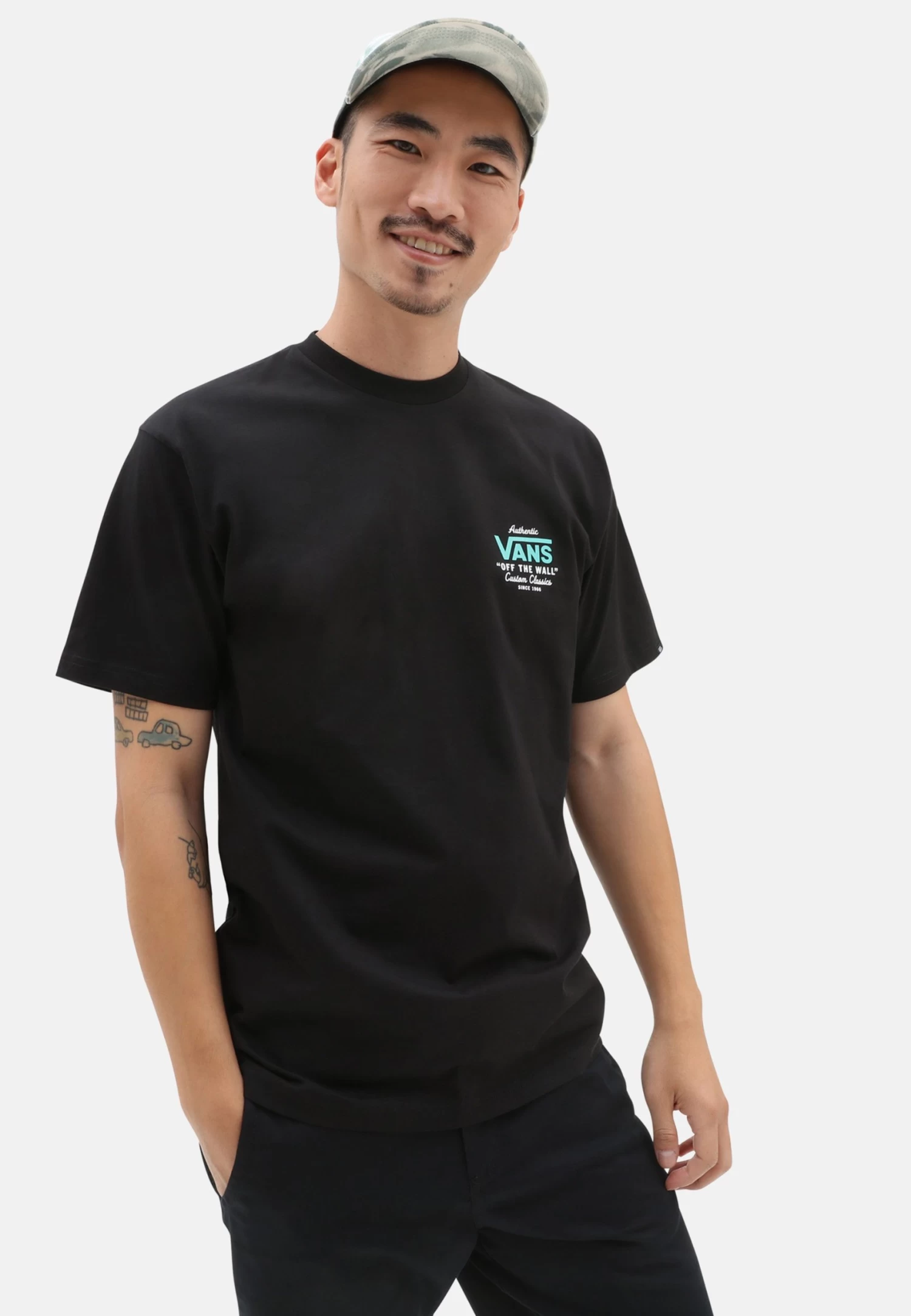 Vans Mn Holder St Classic - T-Shirt Print - Black 2 Vans Mn Holder St Classic - T-Shirt Print - Black - Afbeelding 2