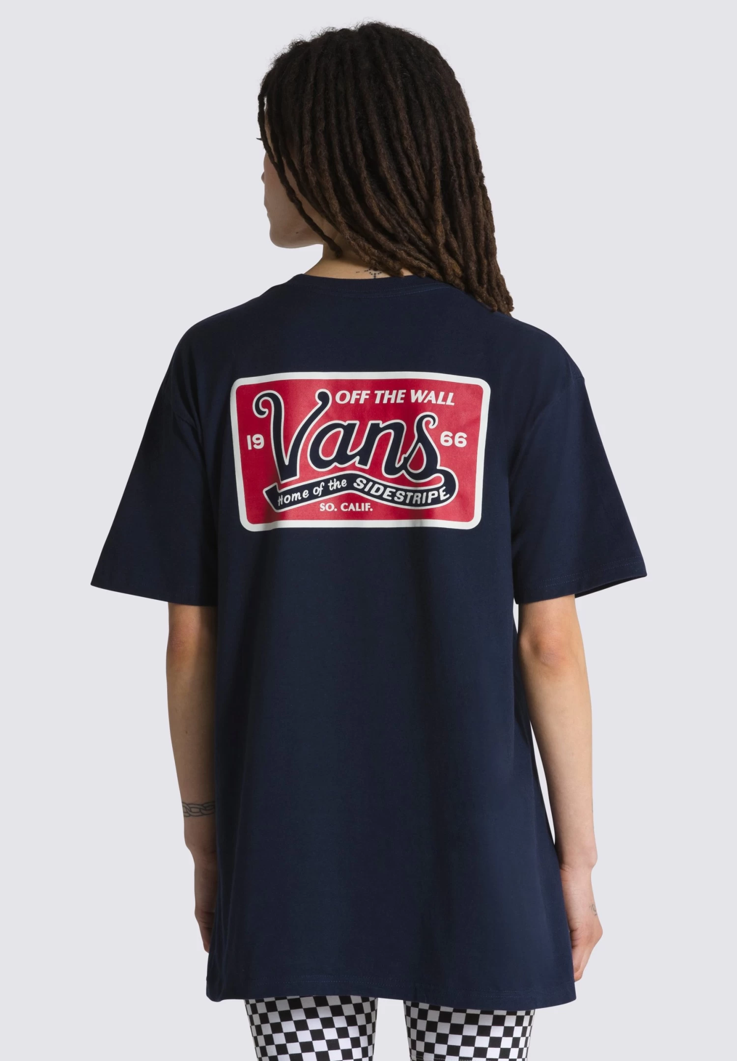 Vans Home Of The Sidestripe Ss - T-Shirt Print - Navy 3 Vans Home Of The Sidestripe Ss - T-Shirt Print - Navy - Afbeelding 3