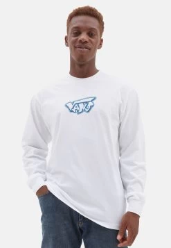 Vans Retro Drop V Ls Tee - Longsleeve - White