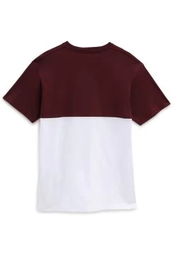 Vans Colorblock Tee - T-Shirt Print - White/Port Royale -Mode Verkoop c1ff987b3f594a7ba2652d1e1c0d1388