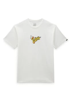 Vans Jazz Logo Ss - T-Shirt Print - Marshmallow