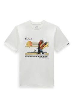 Vans Soaring Eagle Ss - T-Shirt Print - Marshmallow