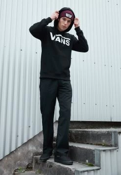 Vans Mn Classic Po H - Hoodie - Black/White -Mode Verkoop caa94db037a14984a52bbb3ae61cd11f