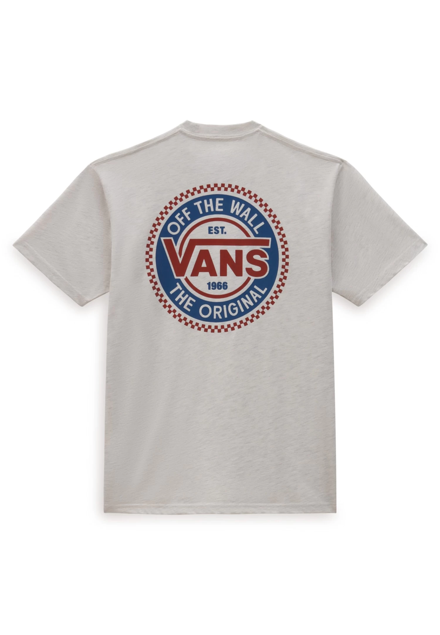 Vans Original Checkerboard Co Ss - T-Shirt Print - Oatmeal Heather 2 Vans Original Checkerboard Co Ss - T-Shirt Print - Oatmeal Heather - Afbeelding 2