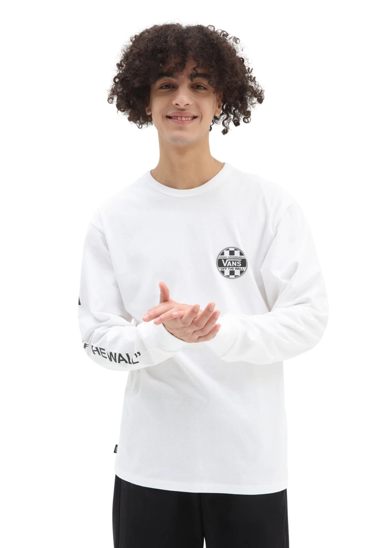 Vans Off The Wall Check Graphic- Longsleeve - White 2 Vans Off The Wall Check Graphic- Longsleeve - White - Afbeelding 2