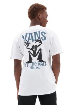 Vans Sketchy Friend Ss Tee - T-Shirt Print - White