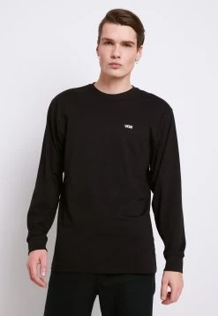 Vans Left Chest Hit - Longsleeve - Black/White