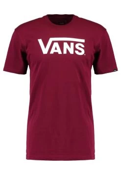 Vans Classic - T-Shirt Print - Burgundy/White -Mode Verkoop cf5b94353c054620b277b7cbc601fc45