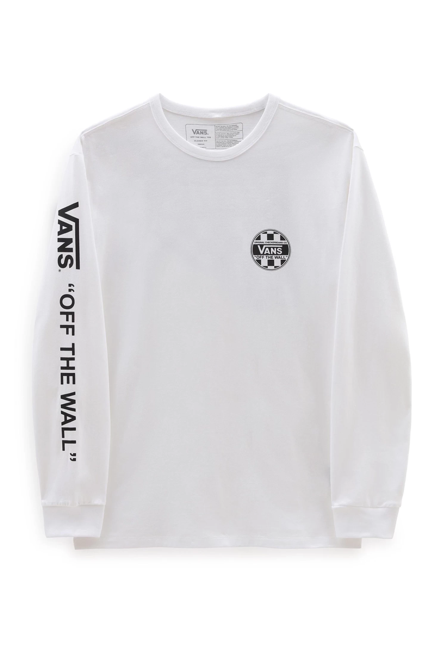 Vans Off The Wall Check Graphic- Longsleeve - White 4 Vans Off The Wall Check Graphic- Longsleeve - White - Afbeelding 4
