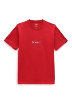 Vans Mn Classic Easy Box - T-Shirt Print - Chili Pepper/White