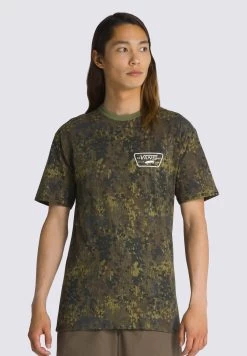 Vans Full Patch Back Ss - T-Shirt Print - Olive Branch White -Mode Verkoop d3748021d9b443e0aeb4f744e6475451