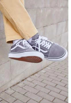 Vans Ua Old Skool - Sneakers Laag - Pewter/True White -Mode Verkoop d57120e8ee2443879aacc592ae17aae6