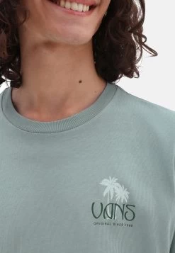 Vans Sunset Dual Palm Vintage Ss Tee - T-Shirt Print - Medium Green -Mode Verkoop d588fdb0720d46ef917fb25c992b689f