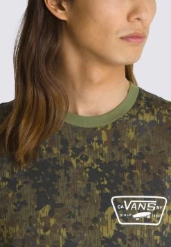 Vans Full Patch Back Ss - T-Shirt Print - Olive Branch White -Mode Verkoop d9d3349d866446d794d3b94ca06b021e