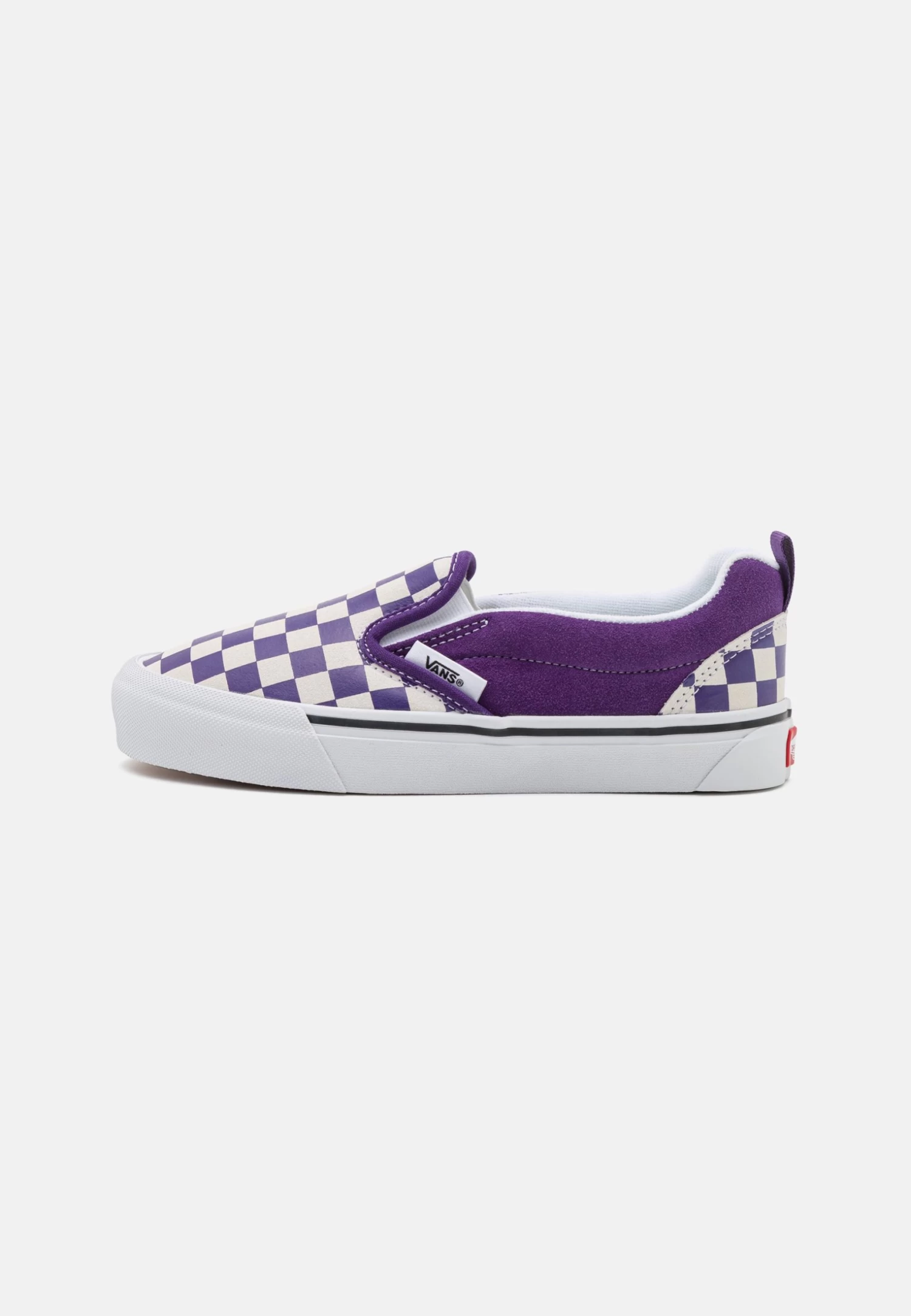 Vans Knu Slip Unisex - Instappers - Checkerboard Purple/White 1 Vans Knu Slip Unisex - Instappers - Checkerboard Purple/White