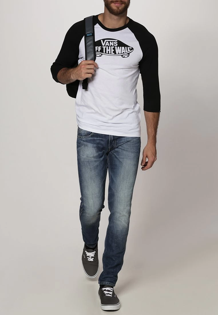 Vans Otw Raglan - Longsleeve - White/Black 1 Vans Otw Raglan - Longsleeve - White/Black