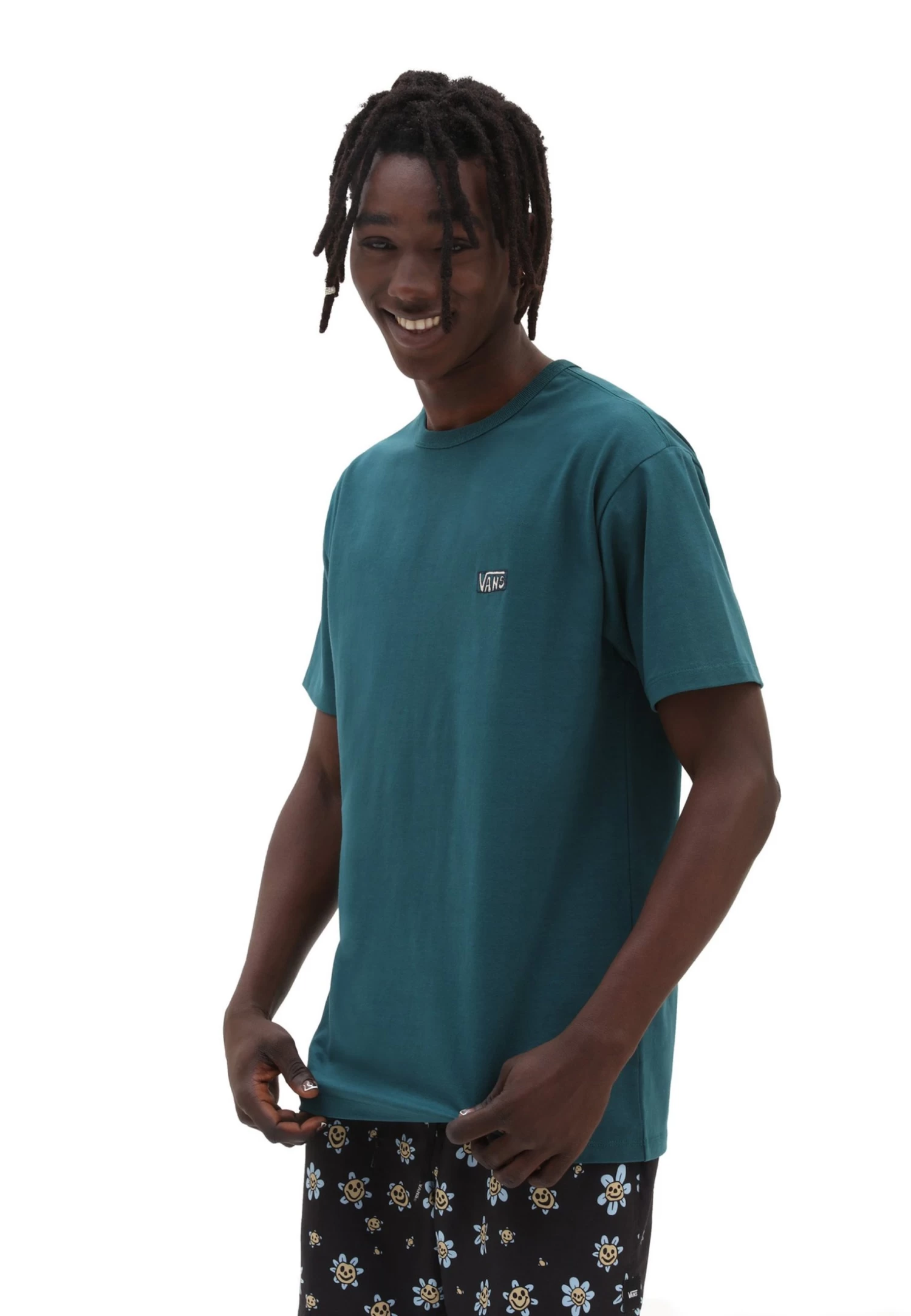 Vans Off The Wall - T-Shirt Basic - Dark Blue 1 Vans Off The Wall - T-Shirt Basic - Dark Blue