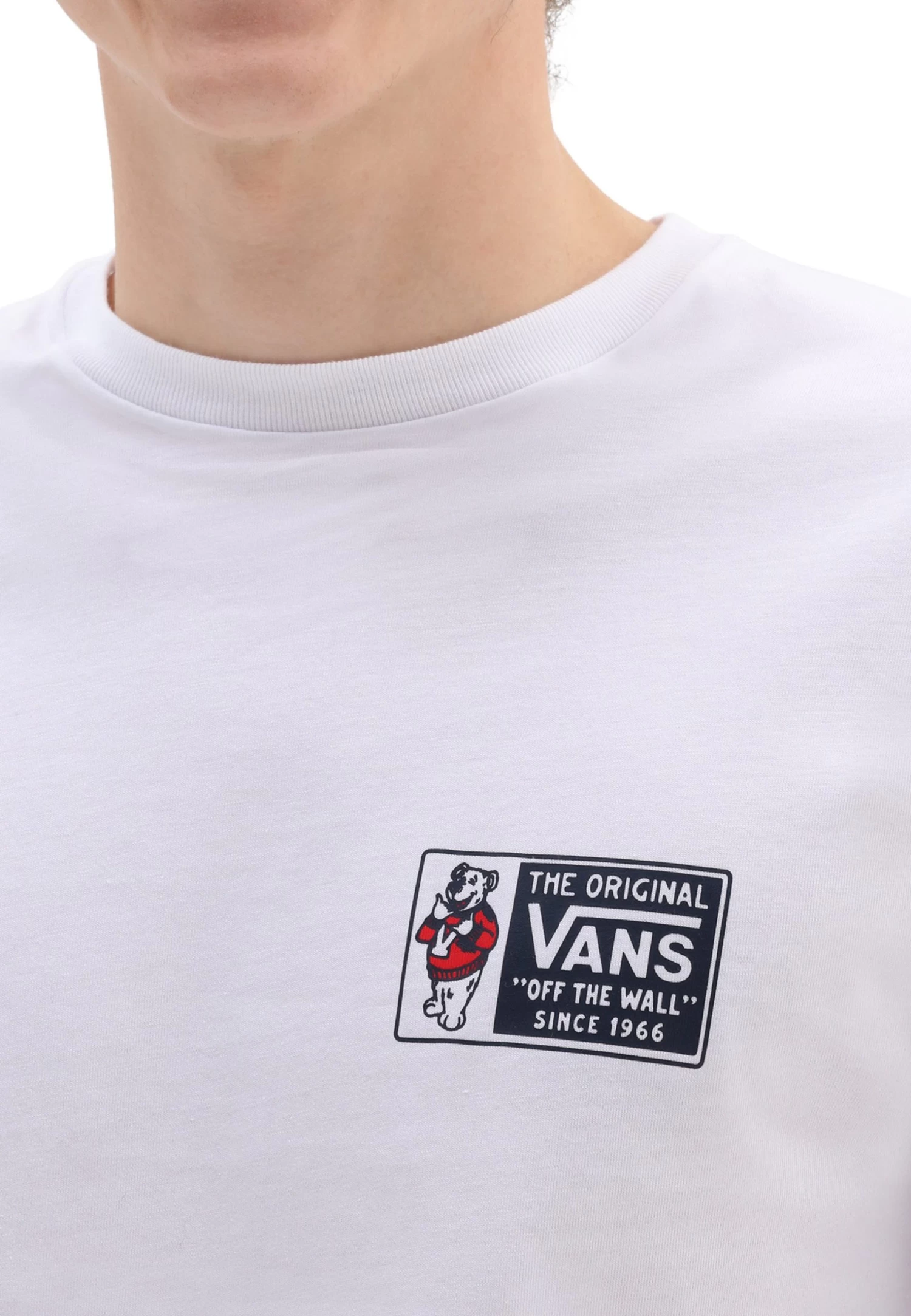 Vans Van Doren Bear- Longsleeve - White 2 Vans Van Doren Bear- Longsleeve - White - Afbeelding 2