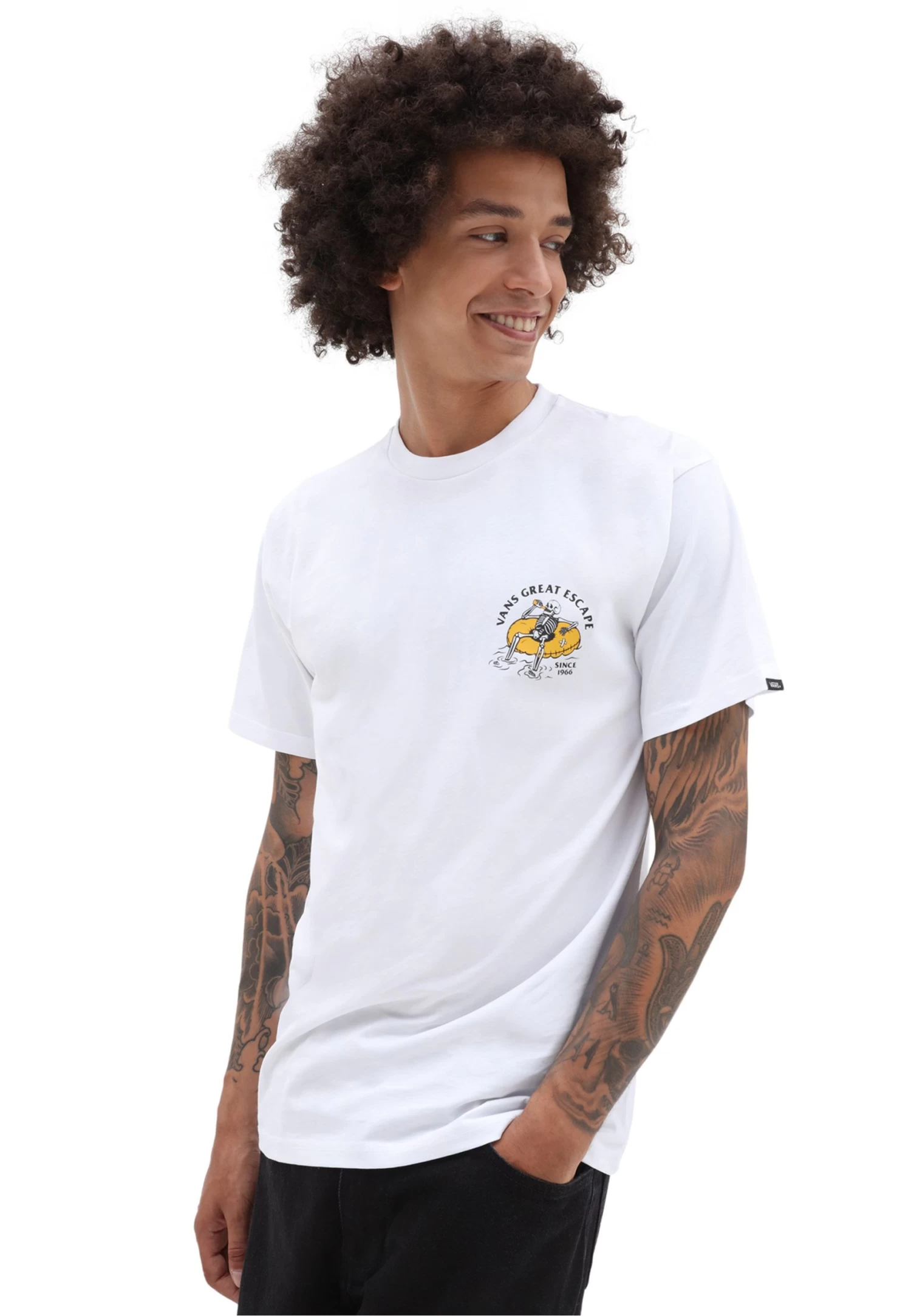 Vans Permanent Vacation Ss - T-Shirt Print - White 2 Vans Permanent Vacation Ss - T-Shirt Print - White - Afbeelding 2