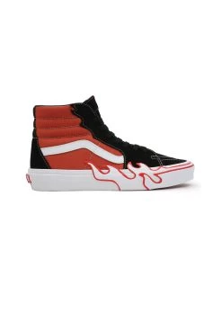 Vans Sk8-Hi Flame - Sneakers Hoog - Black -Mode Verkoop e2e9b9cfcd364e2d909e4976707baa6f