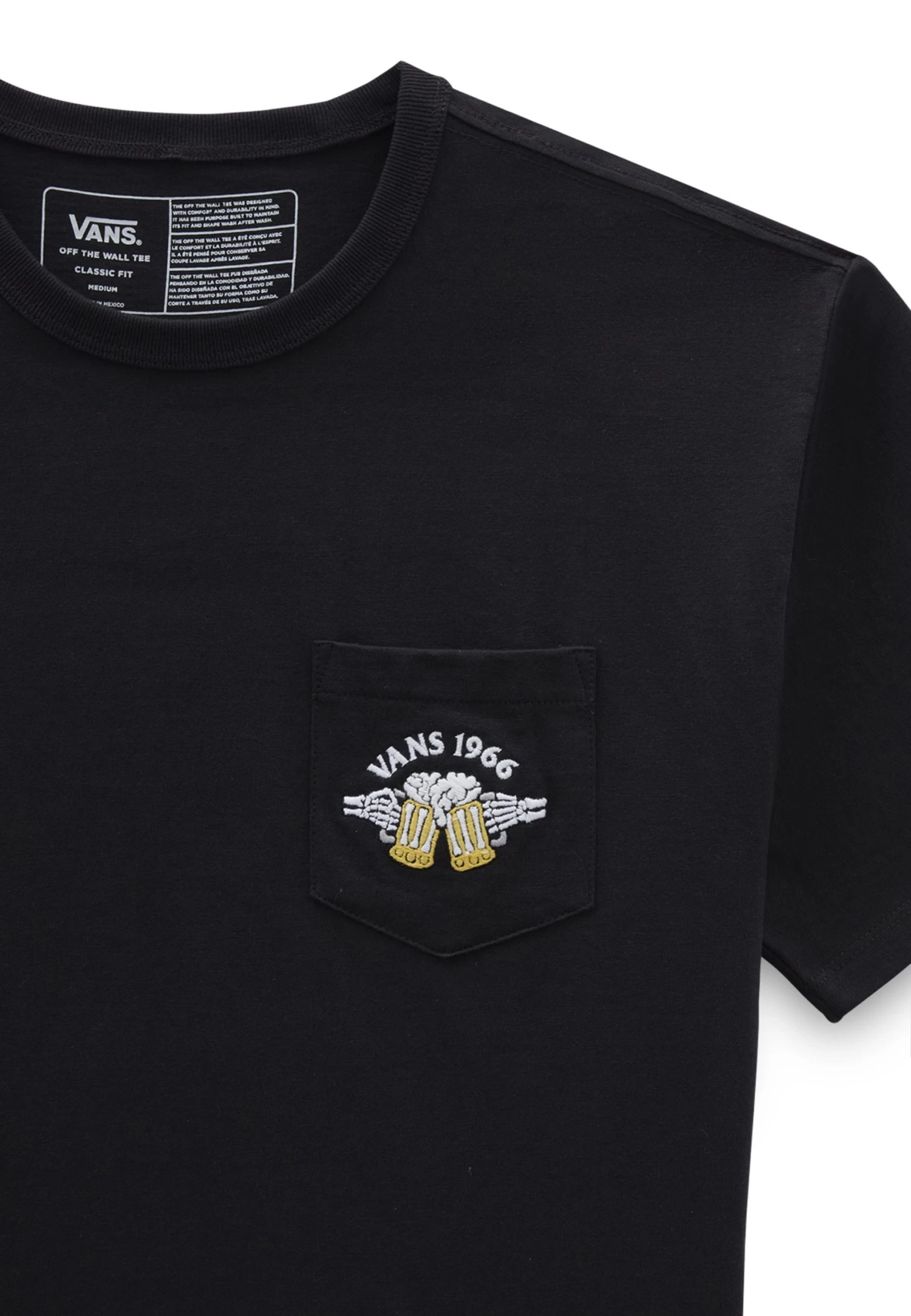 Vans Off The Wall Graphic Pkt Ss - T-Shirt Print - Black Gold Fusion 3 Vans Off The Wall Graphic Pkt Ss - T-Shirt Print - Black Gold Fusion - Afbeelding 3