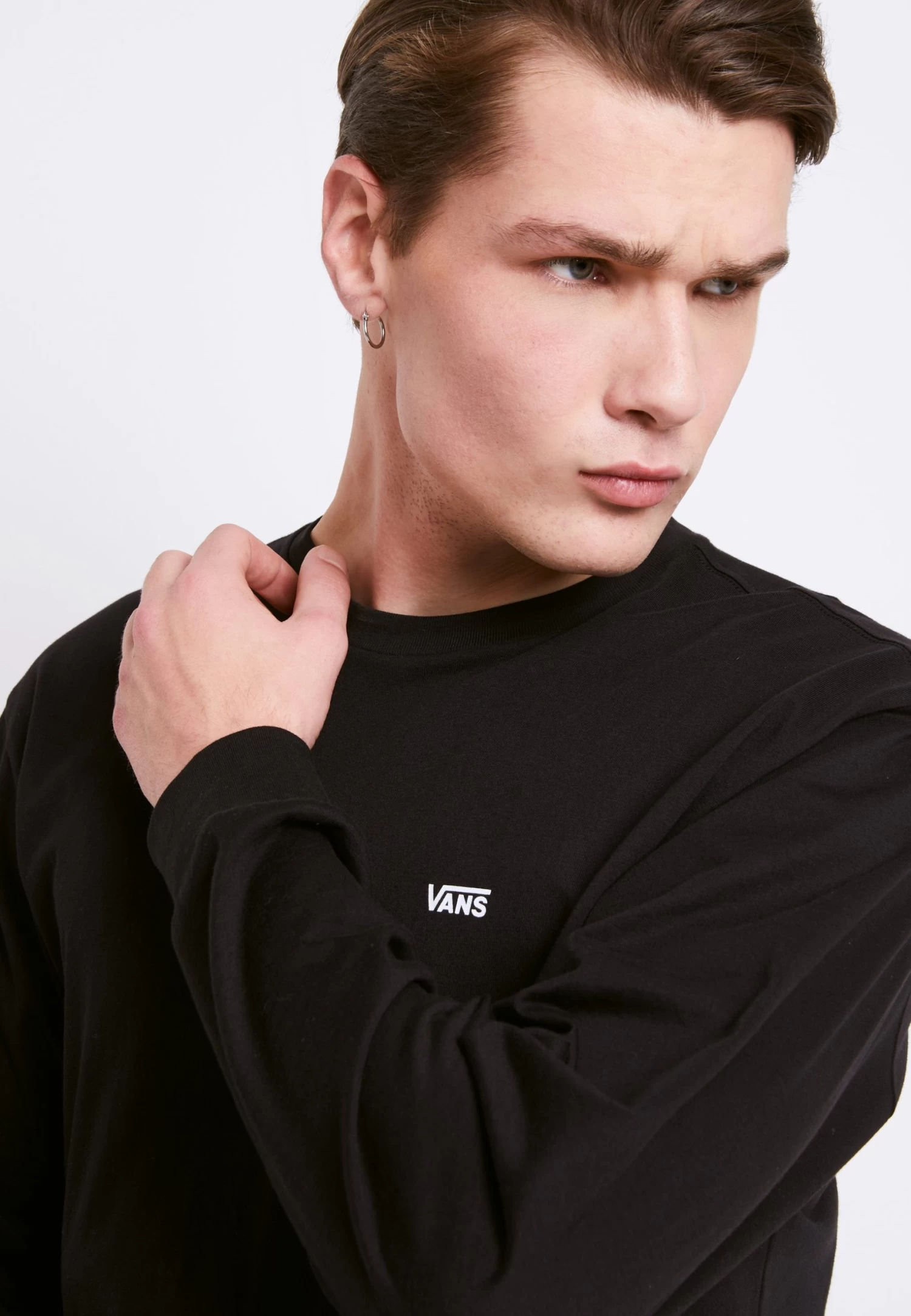 Vans Left Chest Hit - Longsleeve - Black/White 6 Vans Left Chest Hit - Longsleeve - Black/White - Afbeelding 6