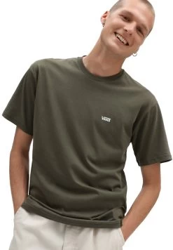 Vans Left Chest Logo - T-Shirt Basic - Dark Green