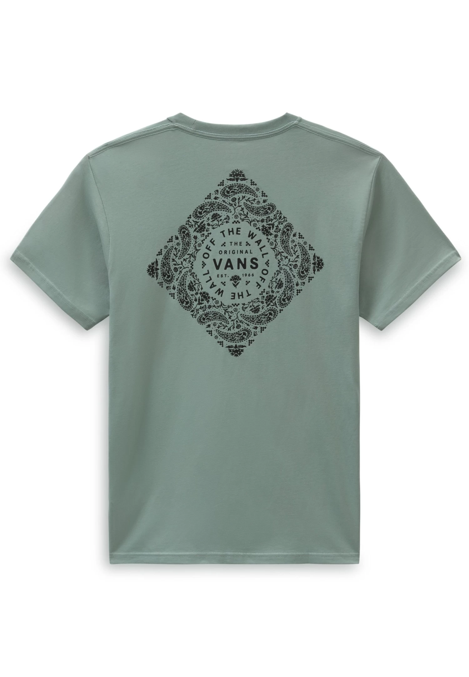 Vans Bandana Paisly Ss - T-Shirt Print - Chinois Green 2 Vans Bandana Paisly Ss - T-Shirt Print - Chinois Green - Afbeelding 2