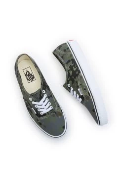 Vans Authentic Unisex - Skateschoenen - Green/Multi -Mode Verkoop edc85fa858b043609445661c9e39e221
