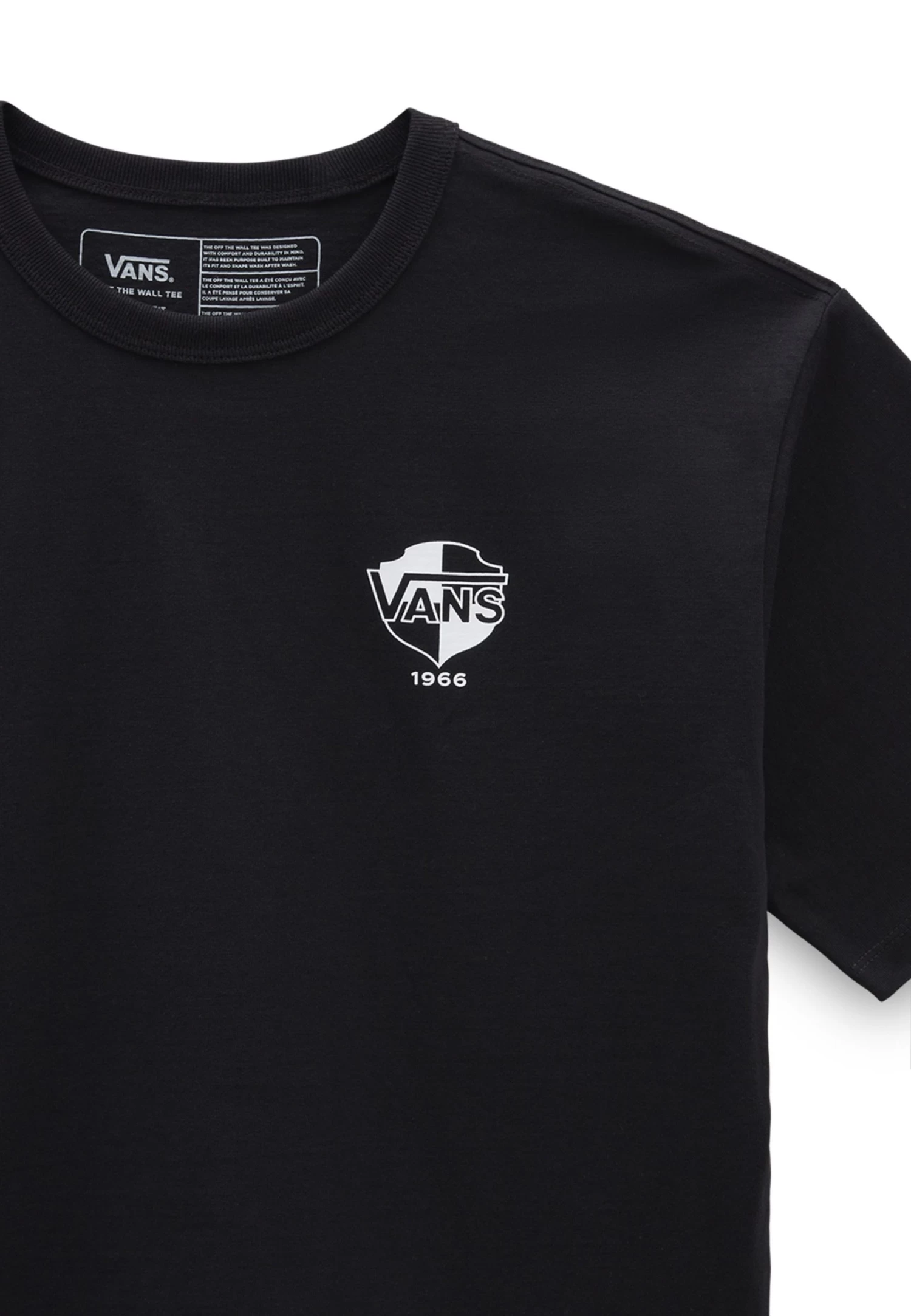 Vans Off The Wall Drop V Dna Logo Ss Tee - T-Shirt Print - Black 3 Vans Off The Wall Drop V Dna Logo Ss Tee - T-Shirt Print - Black - Afbeelding 3