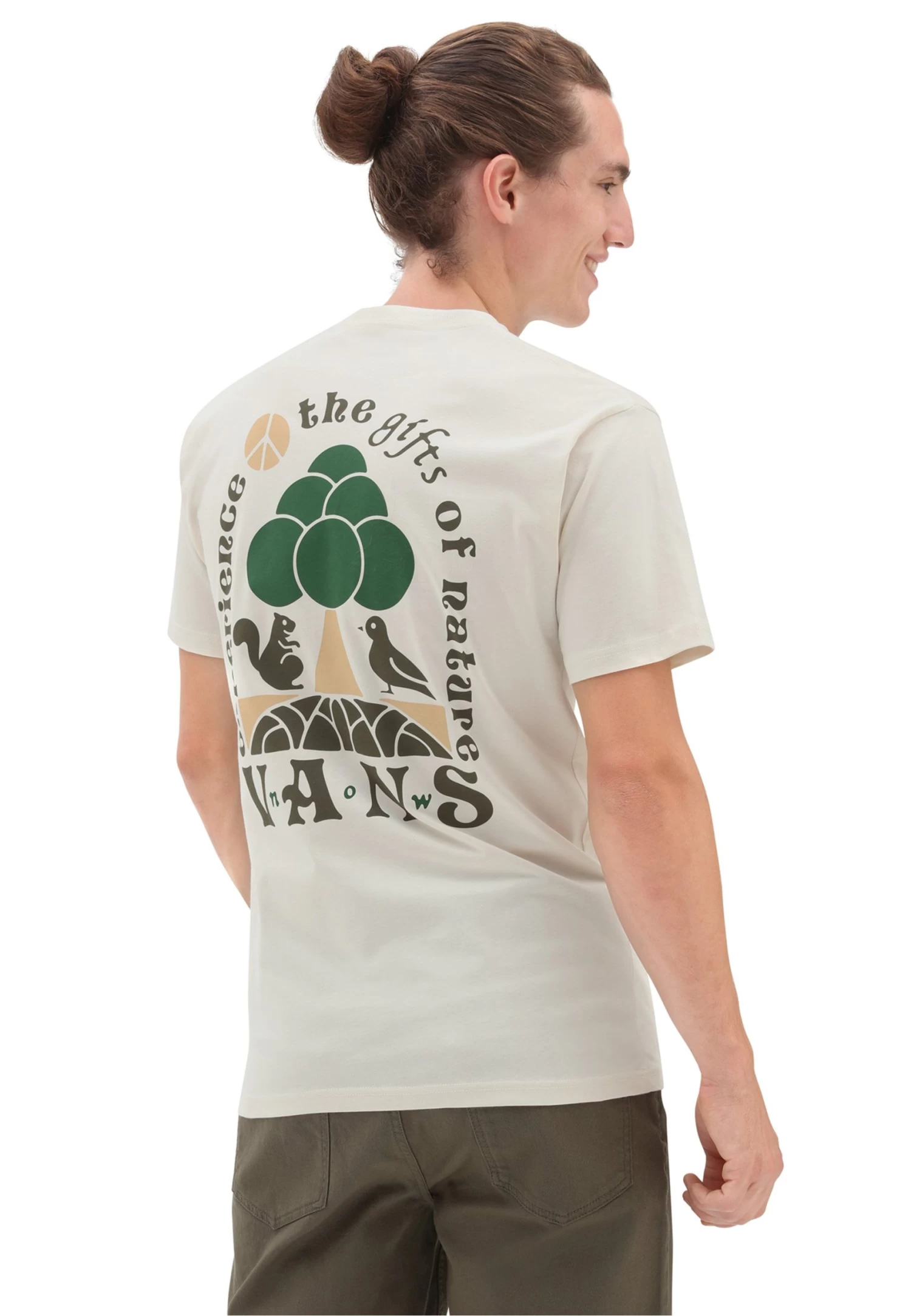 Vans Gifts Of Nature Ss- T-Shirt Print - White 2 Vans Gifts Of Nature Ss- T-Shirt Print - White - Afbeelding 2