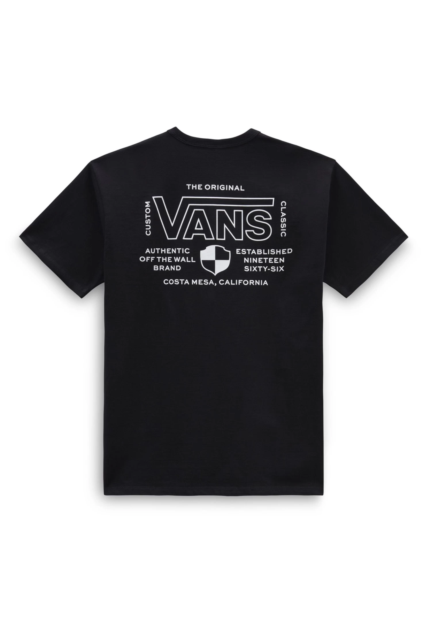 Vans Off The Wall Drop V Dna Logo Ss Tee - T-Shirt Print - Black 2 Vans Off The Wall Drop V Dna Logo Ss Tee - T-Shirt Print - Black - Afbeelding 2
