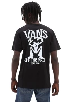 Vans Sketchy Friend Ss Tee - T-Shirt Print - Black