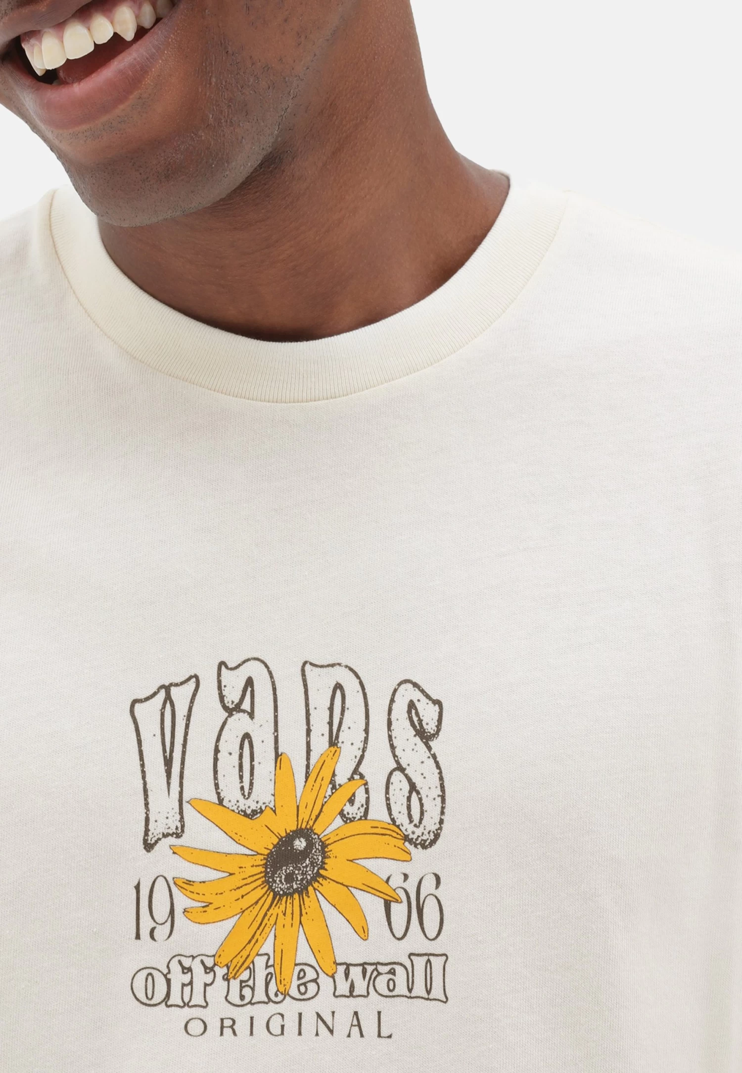 Vans Washed Floral Logo Vintage Ss- T-Shirt Print - White 3 Vans Washed Floral Logo Vintage Ss- T-Shirt Print - White - Afbeelding 3