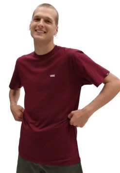 Vans Left Chest Logo - T-Shirt Basic - Burgundy
